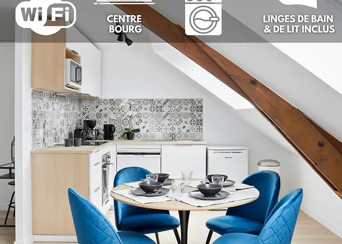 Le Grand Bleu - Wifi Fibre/Linge/Acces Cour