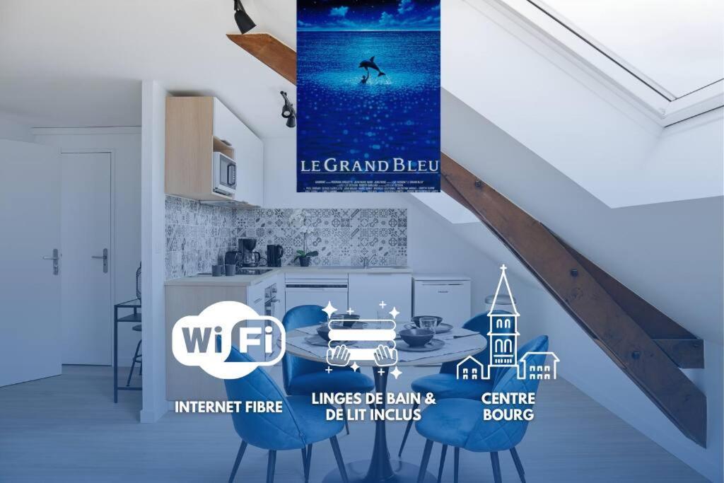 Le Grand Bleu - Wifi Fibre/linge/acces Cour *