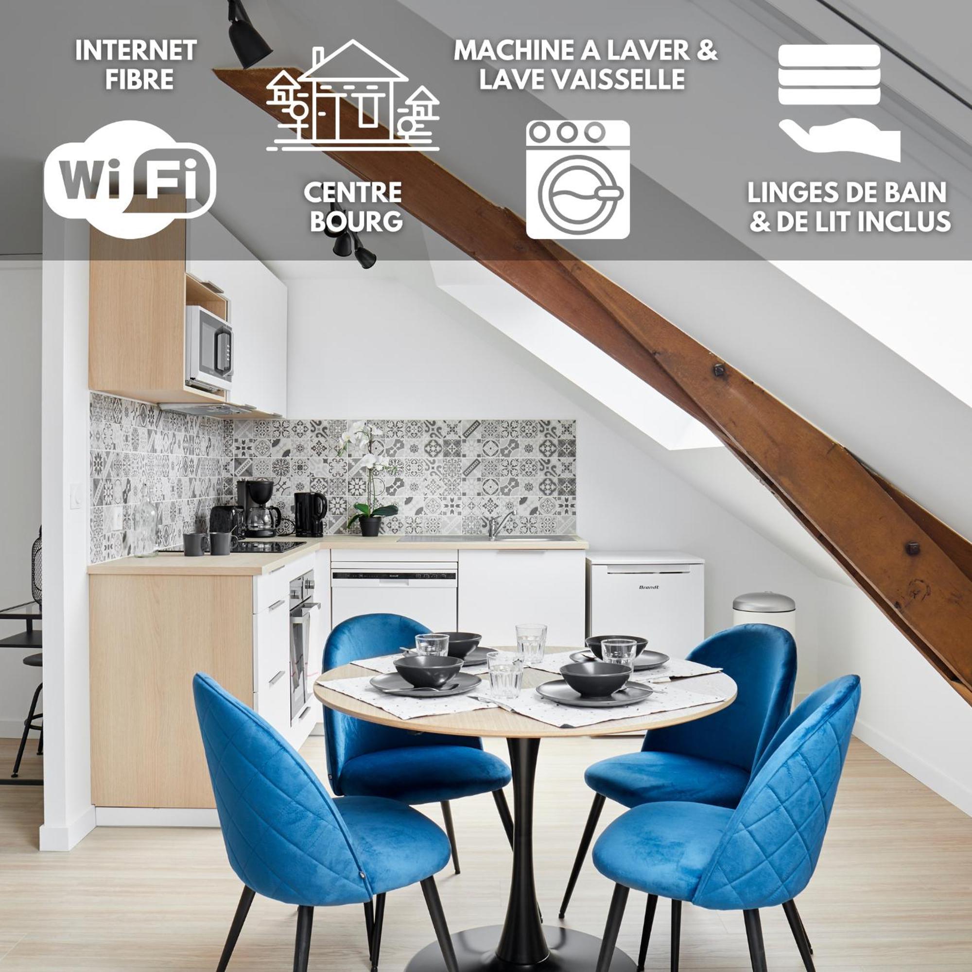 Le Grand Bleu - Wifi Fibre/linge/acces Cour * Vallons-de-l'Erdre